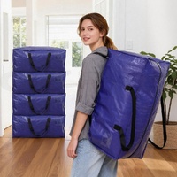 Artiss Heavy Duty Moving Bags Waterproof 5 Pack Blue
