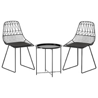 Gardeon 3PC Outdoor Bistro Set Patio Lounge Chairs Table