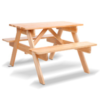 Keezi Kids Wooden Picnic Table & Chairs Bench Set