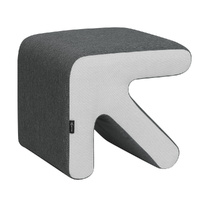 Artiss Arrow Ottoman Foot Stool Linen Grey