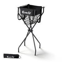 Everfit Portable Ball Cart Foldable Pickleball Tennis Baseball Softball