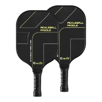 Everfit 2PC Pickleball Paddle Set - With Cover Bag Training