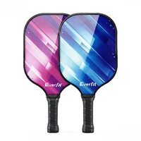 Everfit 2PC Pickleball Paddle Set Fibreglass Honeycomb Core