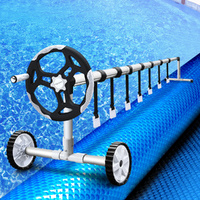 Aquabuddy 500 Micron Pool Cover 9.5x5m Solar Blanket w/ Roller