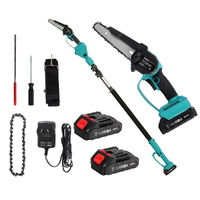 Giantz 20V Cordless Pole Chainsaw 6 Inch Tree Trimmer Kit w/ Battery