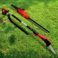 Giantz 20V Cordless Pole Chainsaw Trimmer 8 Inch 2.7m Reach w/ Battery