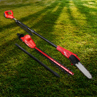 Giantz 20V Cordless Pole Chainsaw Trimmer 8in 2.7m Reach