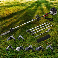 Giantz 9-in-1 Pole Chainsaw Petrol Hedge Trimmer Brush Cutter Multitool
