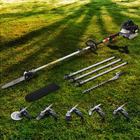 Giantz 65CC Pole Chainsaw Petrol 9-in-1 Brush Cutter Hedge Trimmer