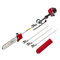 Giantz Petrol Pole Chainsaw 12in 2 Stroke Tree Pruner 5.6m
