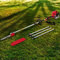 Giantz 62CC Pole Chainsaw 12in Red Petrol 5.6m Long Reach