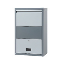 Gardeon Small Parcel Drop Box Letterbox Grey