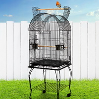 i.Pet Bird Cage 150cm Large Aviary Black