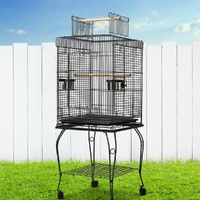 i.Pet Bird Cage 145cm Large Aviary Black