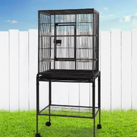 i.Pet Bird Cage 144cm Large Aviary Black