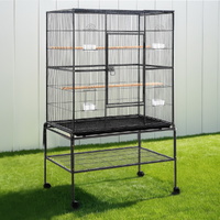 i.Pet Bird Cage 160cm Large Aviary Parrot Budgie Castor Wheels