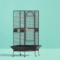 i.Pet Bird Cage 161cm Jumbo Aviary Parrot Budgie Perch Wheels