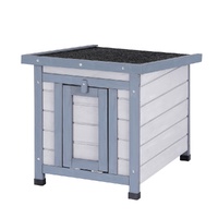 i.Pet Wooden Rabbit Hutch Cat House Outdoor Shelter Condo