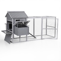 i.Pet Extra Large Wooden Chicken Coop Rabbit Hutch Run Cage