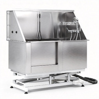 i.Pet Electric Pet Bath Tub Dog Grooming Station 127cm Stainless Steel