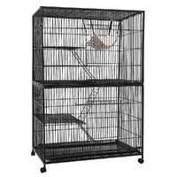 i.Pet 4 Level Rabbit Cage Hutch 142cm Guinea Pig Ferret Bird