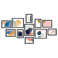 Artiss 11 Piece Photo Frame Set Black 5x7" 6x8" 8x10"
