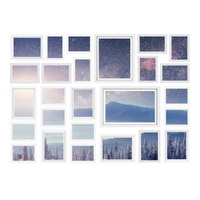 Artiss 26 Piece Photo Frame Set White 8x10" 5x7" 4x6" 3.5x5"