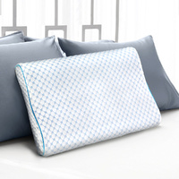Giselle Memory Foam Contour Pillow Cool Gel White