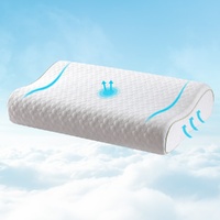 Giselle Bedding Memory Foam Contour Neck Pillow White