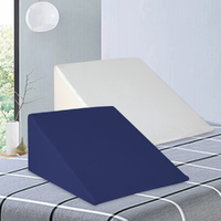 Giselle Bedding Wedge Pillow White and Blue