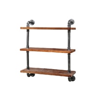 Artiss 3 Tier Floating DIY Pipe Shelf