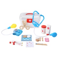Keezi Kids Doctor Nurse Medical Case Pretend Play Set with Stethoscope