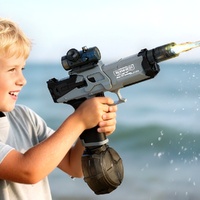 Keezi Kids Electric Water Gun 500ml Tank with Light Black