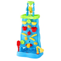 Keezi Kids Sand and Water Table Waterfall Wall Blue