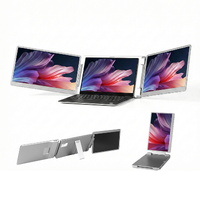 Devanti 15.6" Triple Portable Monitor FHD IPS USB-C