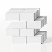 Artiss 3D Peel and Stick Wall Tiles 10 Sheets White Self Adhesive