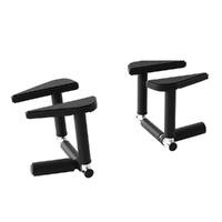 Everfit Pull Up Bar Chin Up Foldable Doorway Portable Black