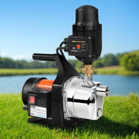 Giantz 1500W Garden Water Pump High Pressure Black Irrigation Tank