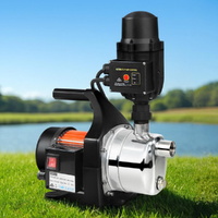 Giantz 800W Garden Water Pump High Pressure Black Irrigation Tank