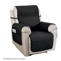 Artiss Recliner Chair Cover 100% Water Resistant - Black