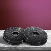 Devanti 17cm Carbon Charcoal Range Hood Filters x2