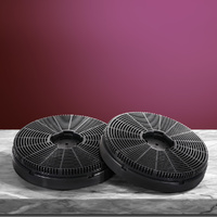 Devanti 16cm Range Hood Carbon Charcoal Filters Replacement x2