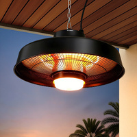 Devanti 2000W Outdoor Electric Patio Heater Ceiling Mount LED Remote