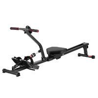 Everfit Hydraulic Rowing Machine 12 Levels Black
