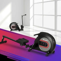 Everfit Rowing Machine Elastic Rope Resistance Black