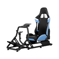 Artiss Racing Simulator Cockpit Steering Wheel Blue