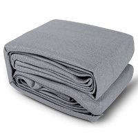 Instahut Shade Sail 3x3m Square 280GSM Grey