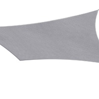 Instahut Waterproof Shade Sail 3x5m Rectangle 220GSM Grey Canopy