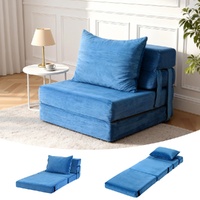 Artiss Convertible Folding Sofa Bed Armless Foam Lounger