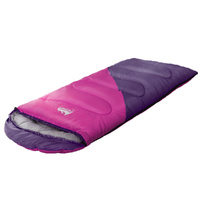 Weisshorn Kids Sleeping Bag 172cm Single Pink Thermal